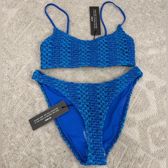 NWT Triangl Mica Nayarit Blue Bikini - Picture 8 of 8